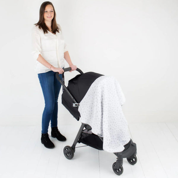 Cheeky Chompers Silver Stars Multimuslin 6 In 1