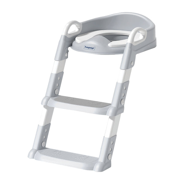 Hopop Step Up Ladder Potty Training Seat - Grey