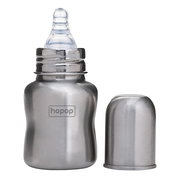 Hopop Baby Steel Feeding Bottle 120ML