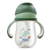 Hopop Soft Silicone Straw Sipper Cup 240 ml Green
