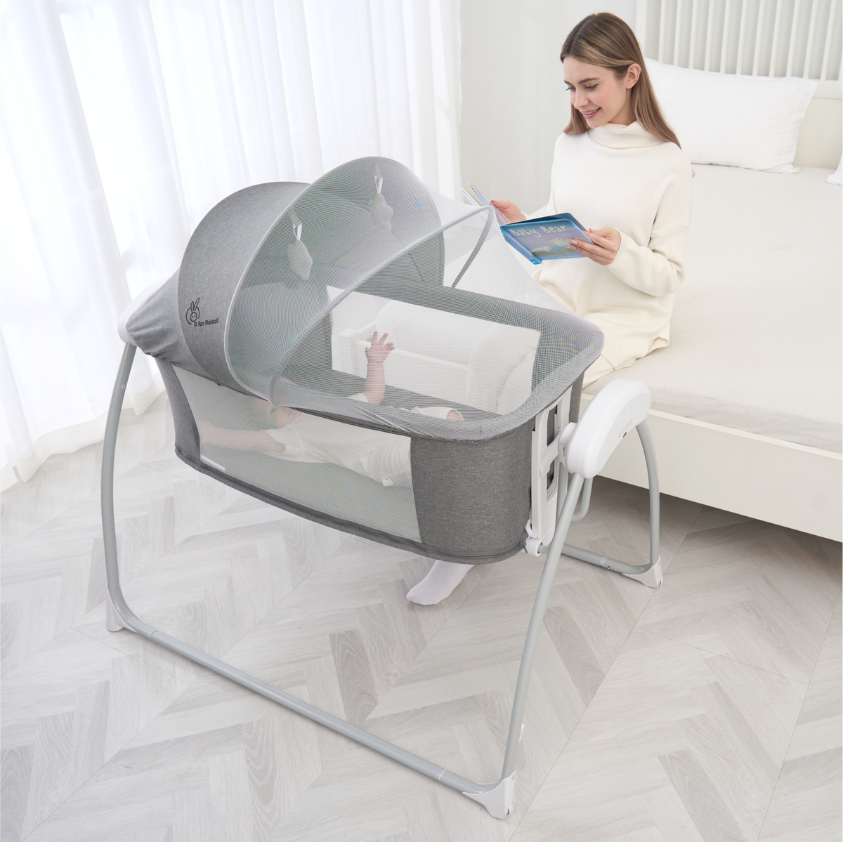 R For Rabbit Lullabies Smart Electric 4 in 1 Cradle