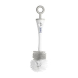 Hopop 2-in-1 Bottle & Nipple Cleaning Brush Grooved Handle with Hanging Storage One Size – Grey