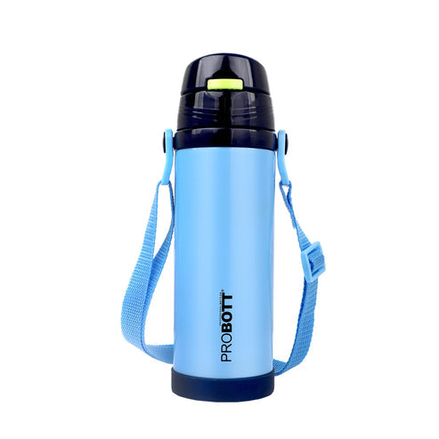 Probott Tom Hot & Cold Insulated Bottle with Straw Strap 500ml - Assorted
