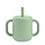 Beaba Silicone Straw Cup - Sage Green