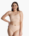 Momcozy 4-in-1 Hands-Free Pumping Bra with Fixed Padding XL – oyster pink