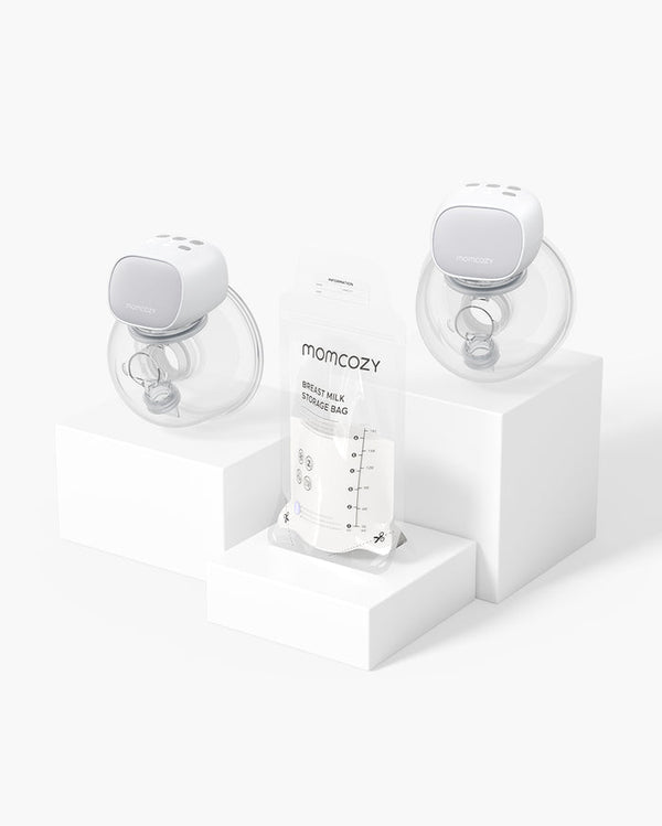 Momcozy Double S9 Pro Pumps and Breastmilk Storage Bags