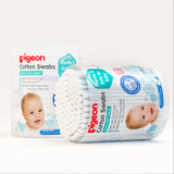 Pigeon Cotton Swab Ext Thin Paper Stem Hingedcase 200pcs