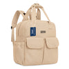 Hopop Baby Diaper Backpack with Changing Mat One Size – Beige