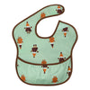 HopopEasy-Clean Waterproof Baby Bib with Food Catcher Pocket Asorted