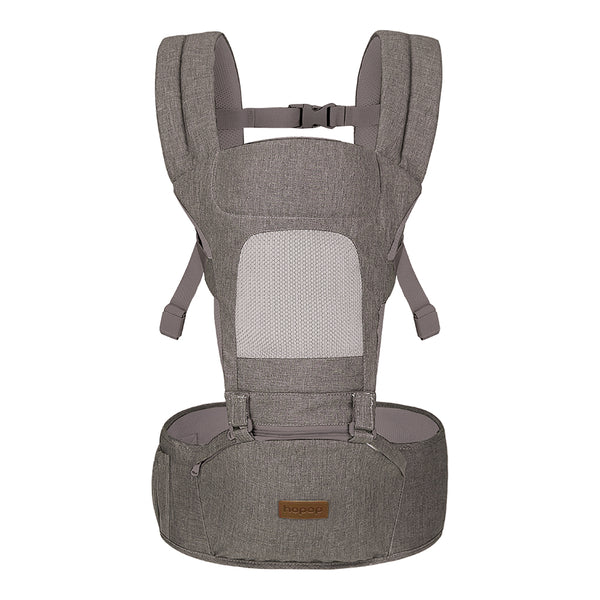 Hopop Elite 5-in-1 Hip Seat Baby Carrier 4-36 Months Khaki