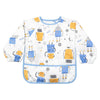 Hopop Waterproof Full Sleeve Baby Bib with Food Catcher Pocket – Apron Style - Assorted Print