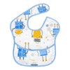 HopopEasy-Clean Waterproof Baby Bib with Food Catcher Pocket Asorted