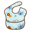 HopopEasy-Clean Waterproof Baby Bib with Food Catcher Pocket Asorted