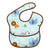 HopopEasy-Clean Waterproof Baby Bib with Food Catcher Pocket Asorted