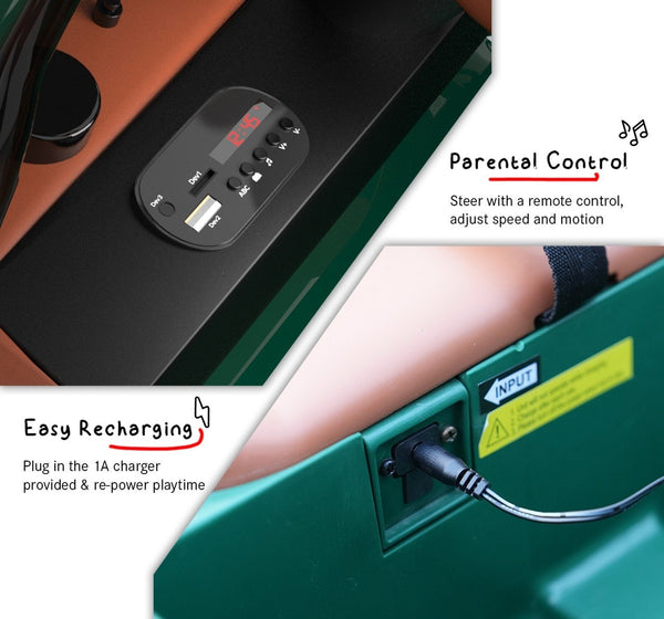 EMotorad Formula Fun BENTLEY EXP12 Ride-On Car - Green