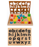 Hilife English Alphabet 3-Layer Lowercase Wooden Puzzle 32.3 x 24 cm Multicolour