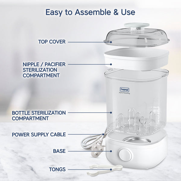 Hopop 2 in 1 Compact Baby Bottle Sterilizer