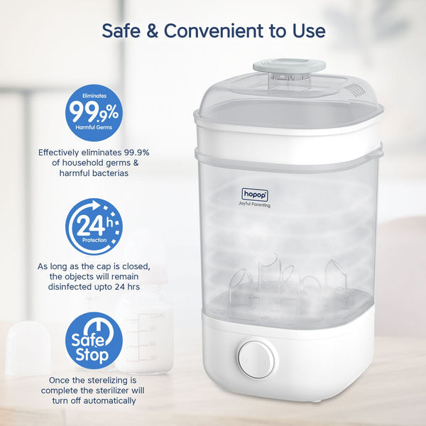 Hopop 2 in 1 Compact Baby Bottle Sterilizer