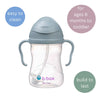 B Box Weighted Straw Sippy Cup 240Ml - Ocean Blue