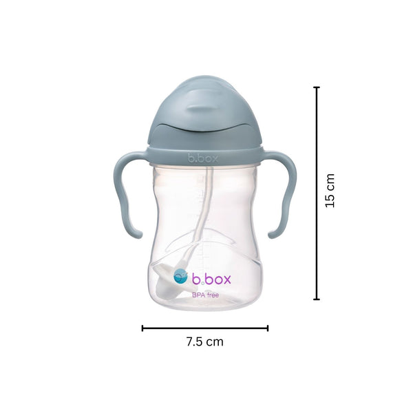 b.box Weighted Straw Sippy Cup 240 ml – Ocean Blue