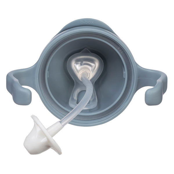 b.box Weighted Straw Sippy Cup 240 ml – Ocean Blue