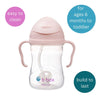 B Box Weighted Straw Sippy Cup 240Ml - Blush Light Pink