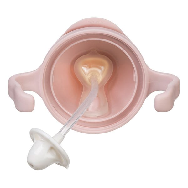 B Box Weighted Straw Sippy Cup 240Ml - Blush Light Pink