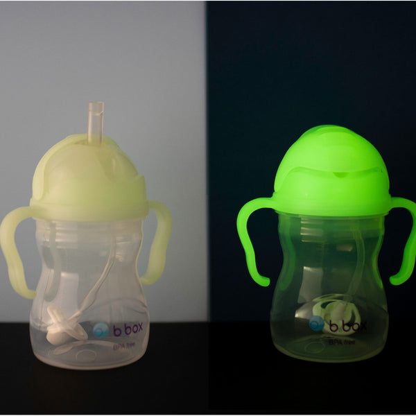 B Box Weighted Straw Sippy Cup - Glow In The Dark