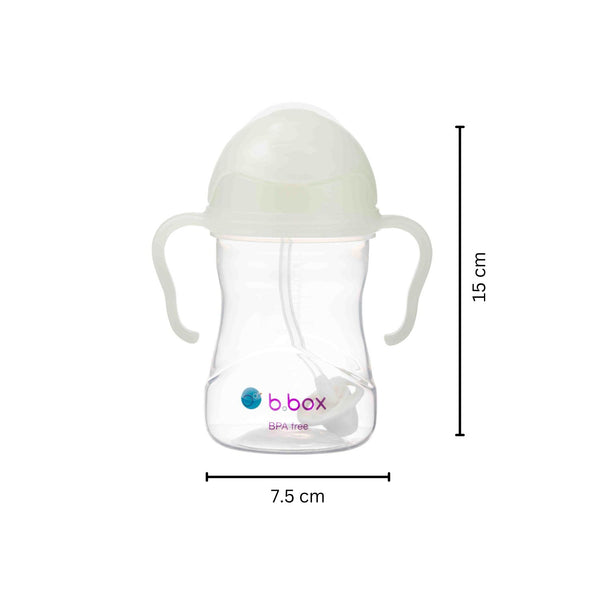 B Box Weighted Straw Sippy Cup - Glow In The Dark