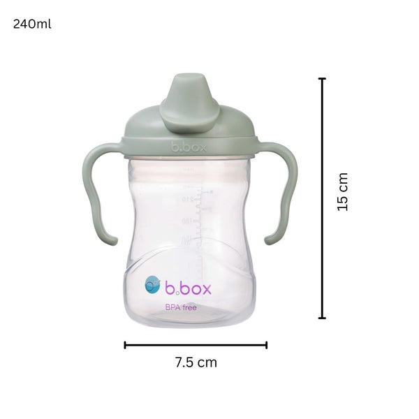 B Box Soft Spout Cup 240Ml - Sage Green
