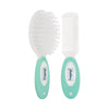 Hopop Soft-Bristle Baby Hair Brush & Comb Set - Green