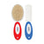 Hopop Baby Natural Bristle Hair Brush & Rounded Teeth Comb Set One Size Red-Blue