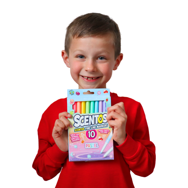 SCENTOS Scented Pastel color Fine Line Markers, Pack of 10