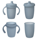b.box Silicone Spout Cup with Handles 240 ml – Ocean Blue
