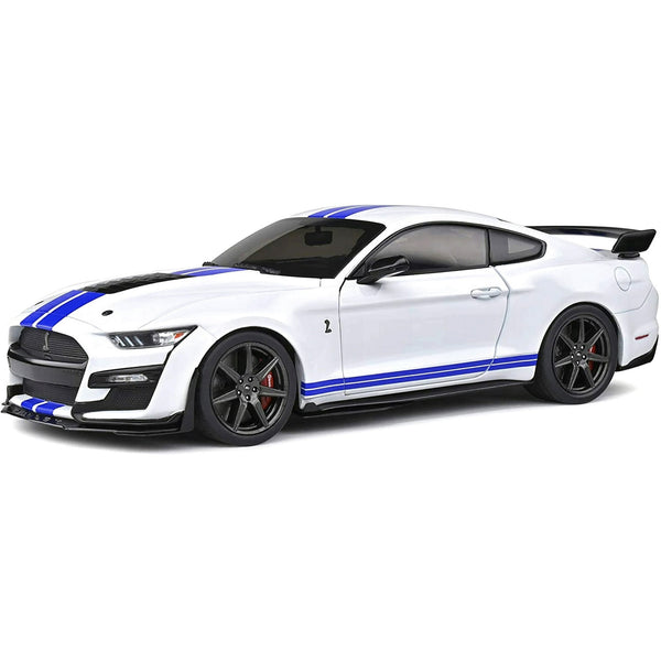 Maisto 2020 Ford Shelby Mustang GT500 White 1:18 Diecast Scale Model Collectible