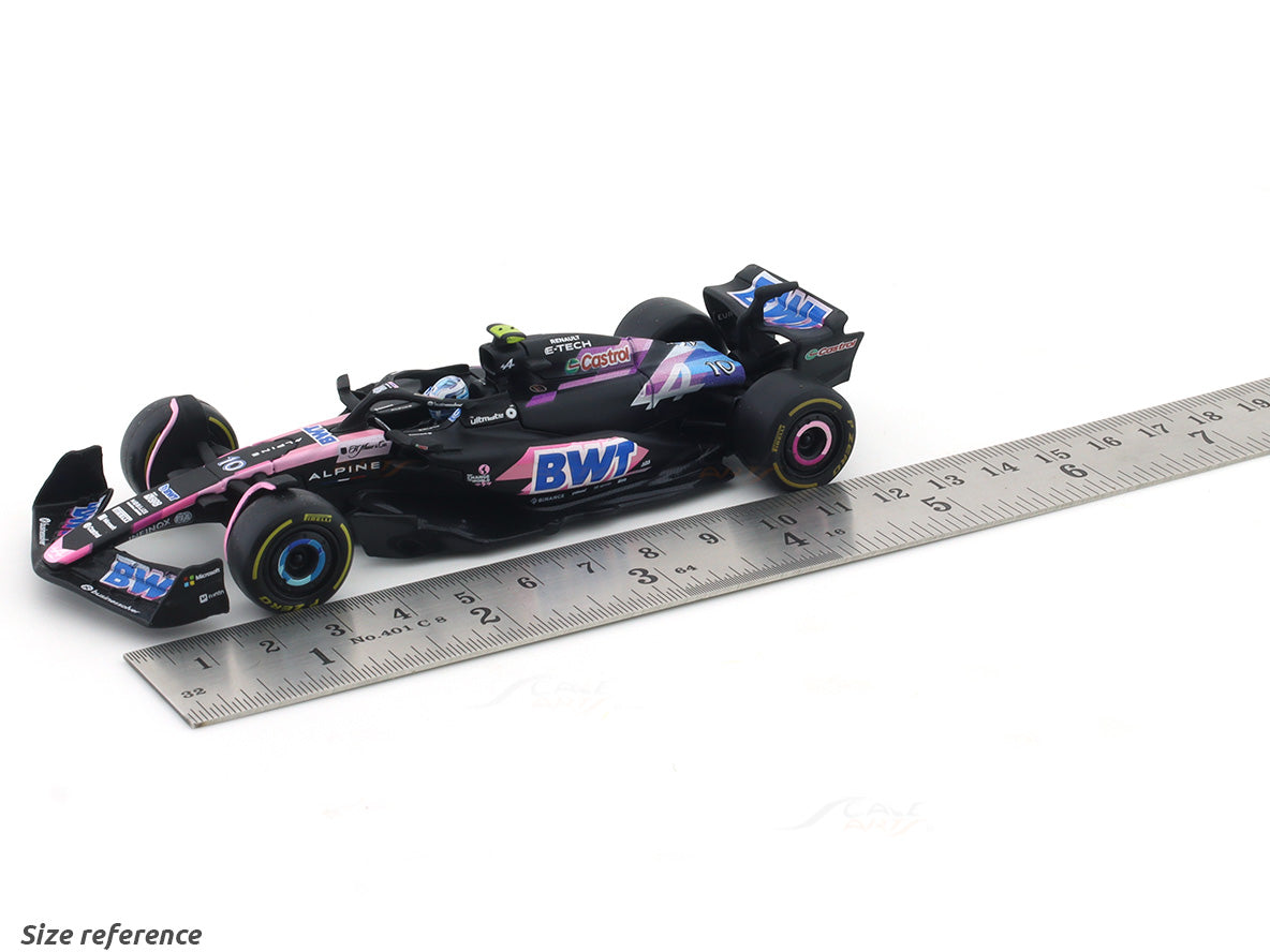 Bburago 2024 Alpine A524 No. 10 Pierre Gasly 1:43 F1 Diecast Model Car