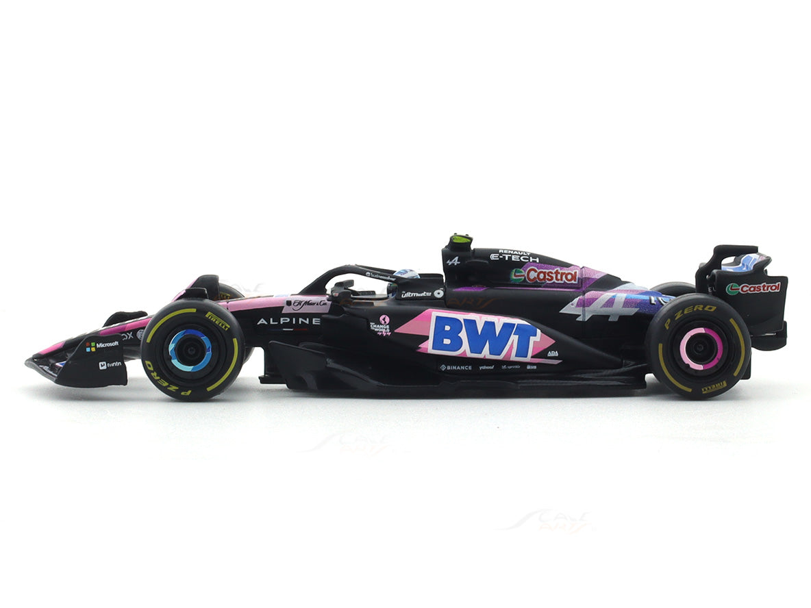 Bburago 2024 Alpine A524 No. 10 Pierre Gasly 1:43 F1 Diecast Model Car