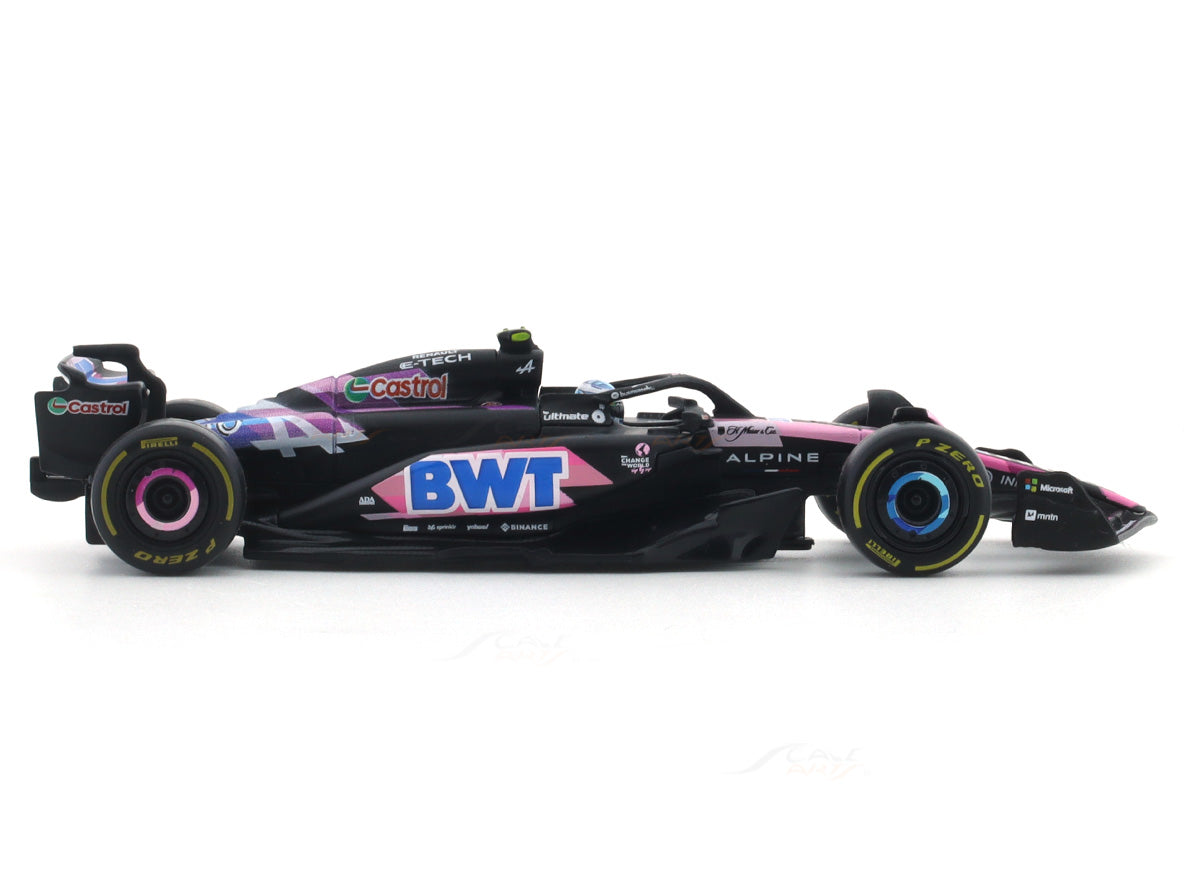 Bburago 2024 Alpine A524 No. 10 Pierre Gasly 1:43 F1 Diecast Model Car
