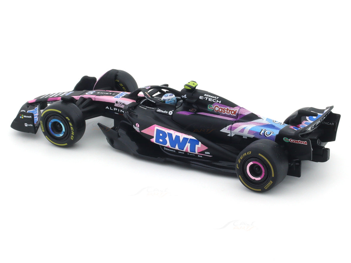 Bburago 2024 Alpine A524 No. 10 Pierre Gasly 1:43 F1 Diecast Model Car