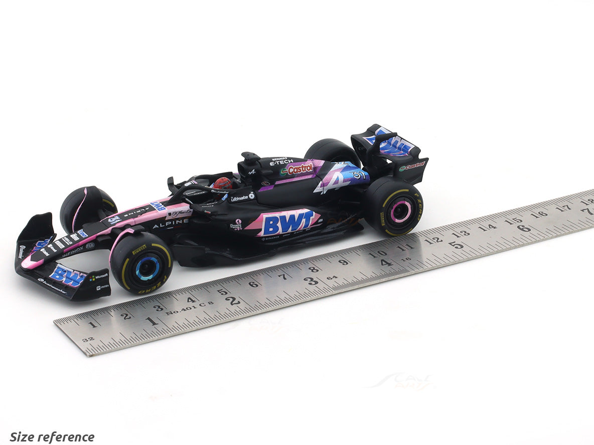 Bburago 2024 Alpine A524 No. 31 Esteban Ocon 1:43 F1 Diecast Model