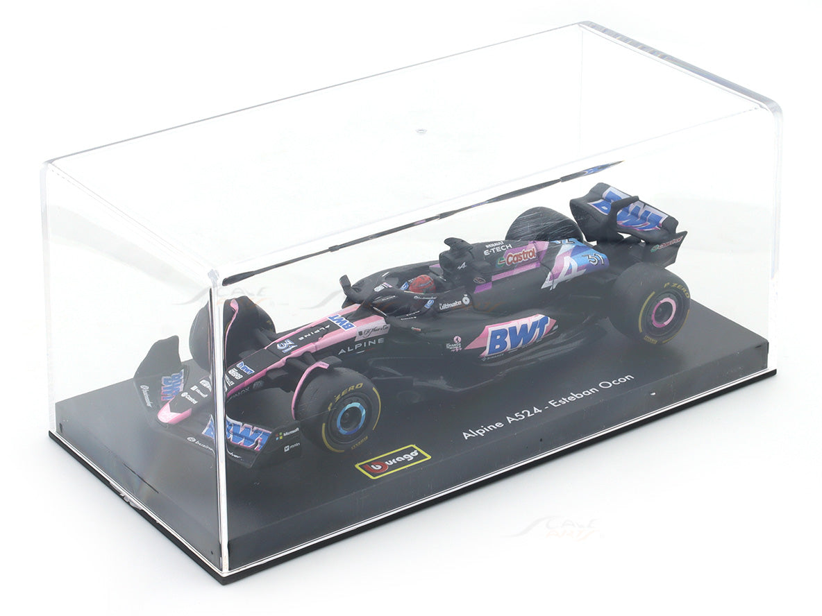Bburago 2024 Alpine A524 No. 31 Esteban Ocon 1:43 F1 Diecast Model