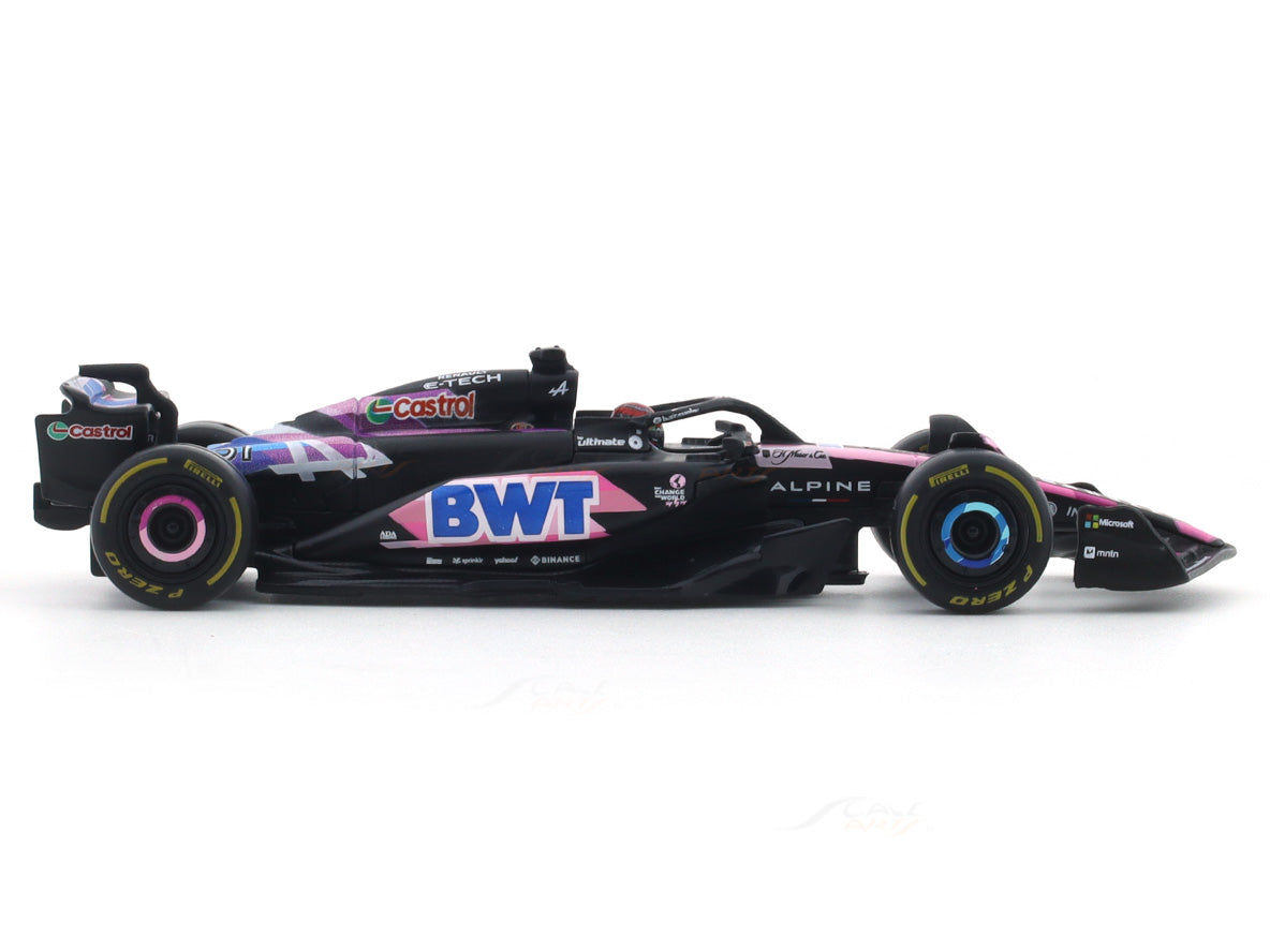 Bburago 2024 Alpine A524 No. 31 Esteban Ocon 1:43 F1 Diecast Model