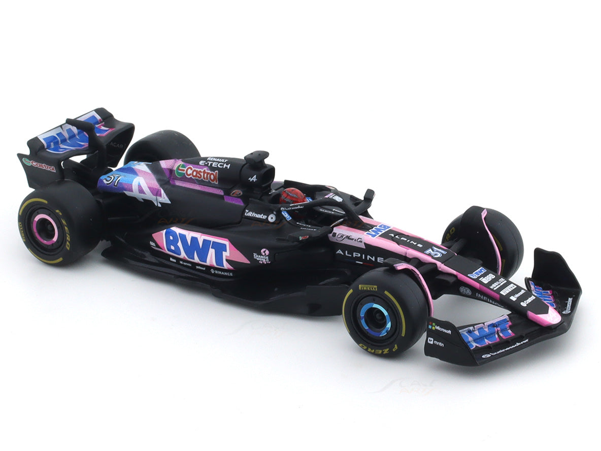 Bburago 2024 Alpine A524 No. 31 Esteban Ocon 1:43 F1 Diecast Model