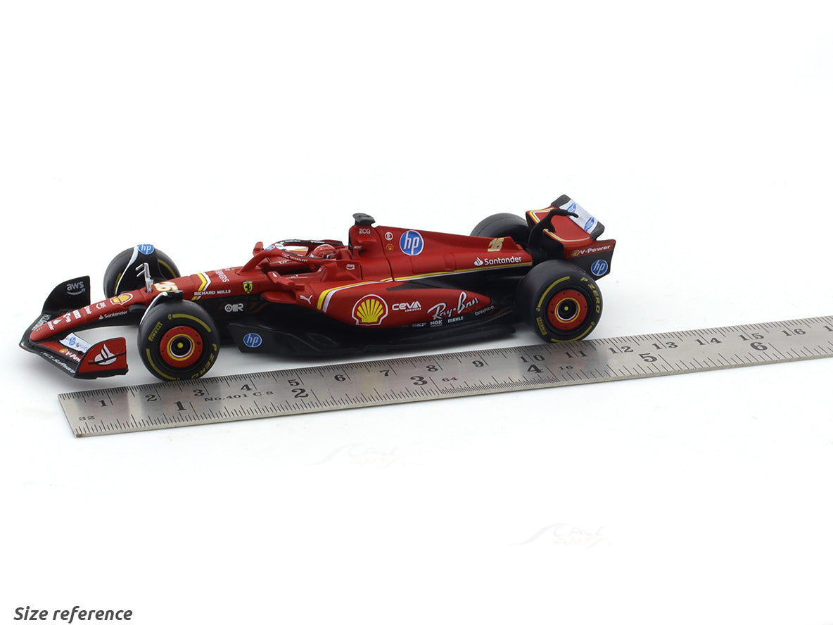 2024 Ferrari SF24 Charles Leclerc 1:43 Bburago Formula 1 diecast scale model car