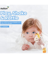 Nuluv Giraffe Rattle Soft Toy 0-24 Months Multicolour