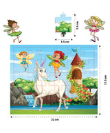 Funskool Magical Fairy 4-in-1 Puzzle 120 Pieces Multicolour