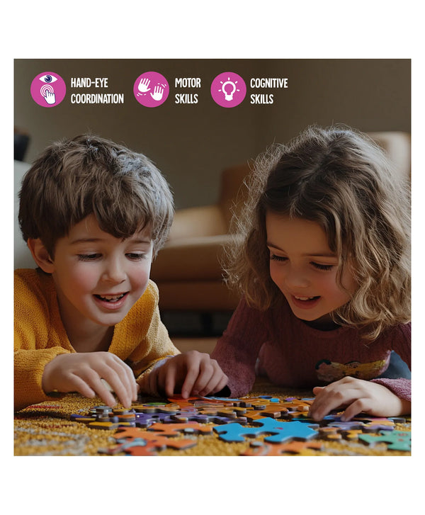 Funskool Magical Fairy 4-in-1 Puzzle 4+ 120Pcs