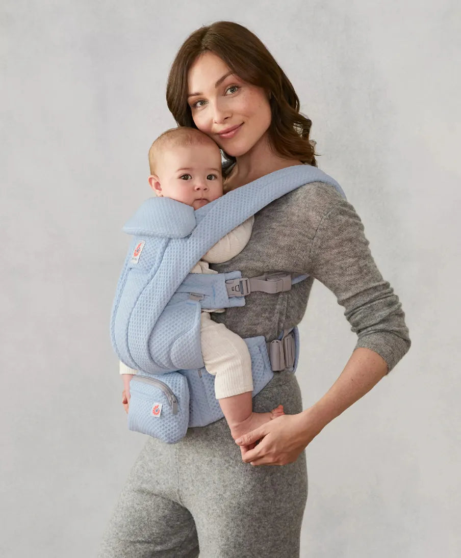 Ergobaby Omni Deluxe Baby Carrier Mesh 0-48 Months Serene Blue