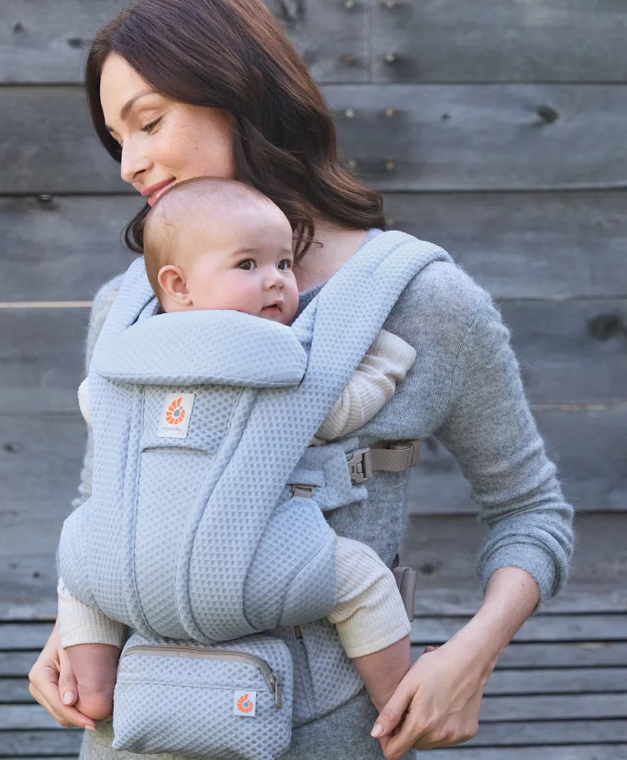 Ergobaby Omni Deluxe Baby Carrier Mesh 0-48 Months Serene Blue