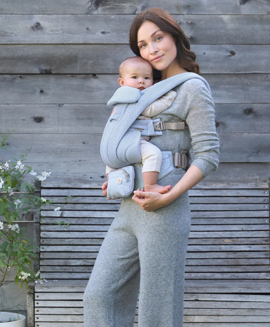 Ergobaby Omni Deluxe Baby Carrier Mesh 0-48 Months Serene Blue
